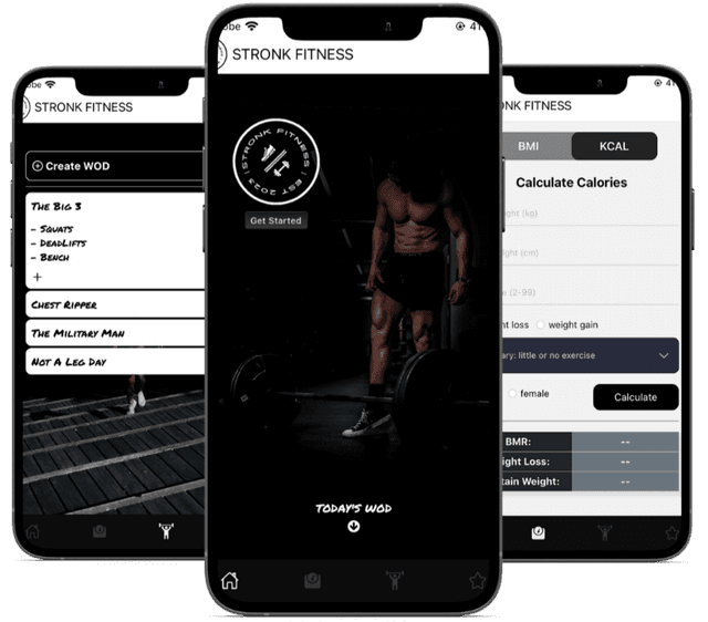 Stronk Fitness App